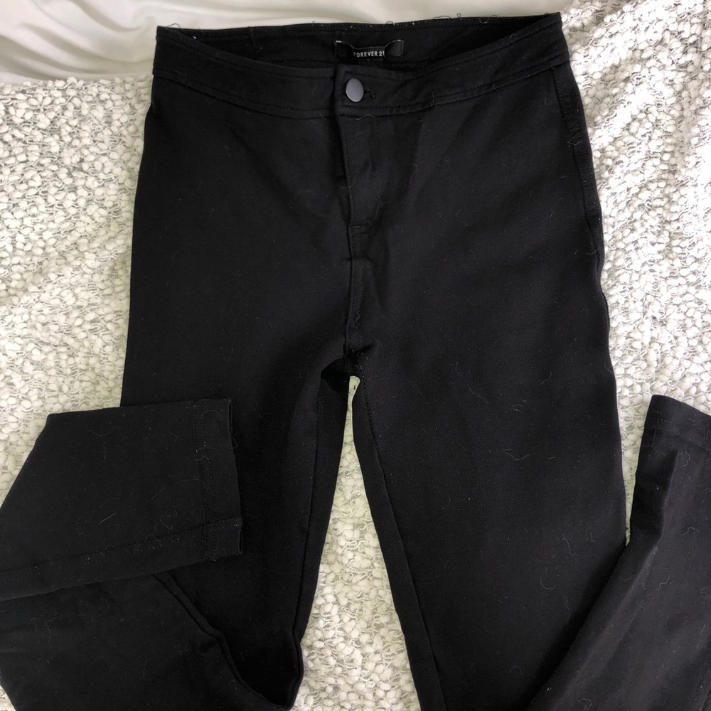 Black jeggings
